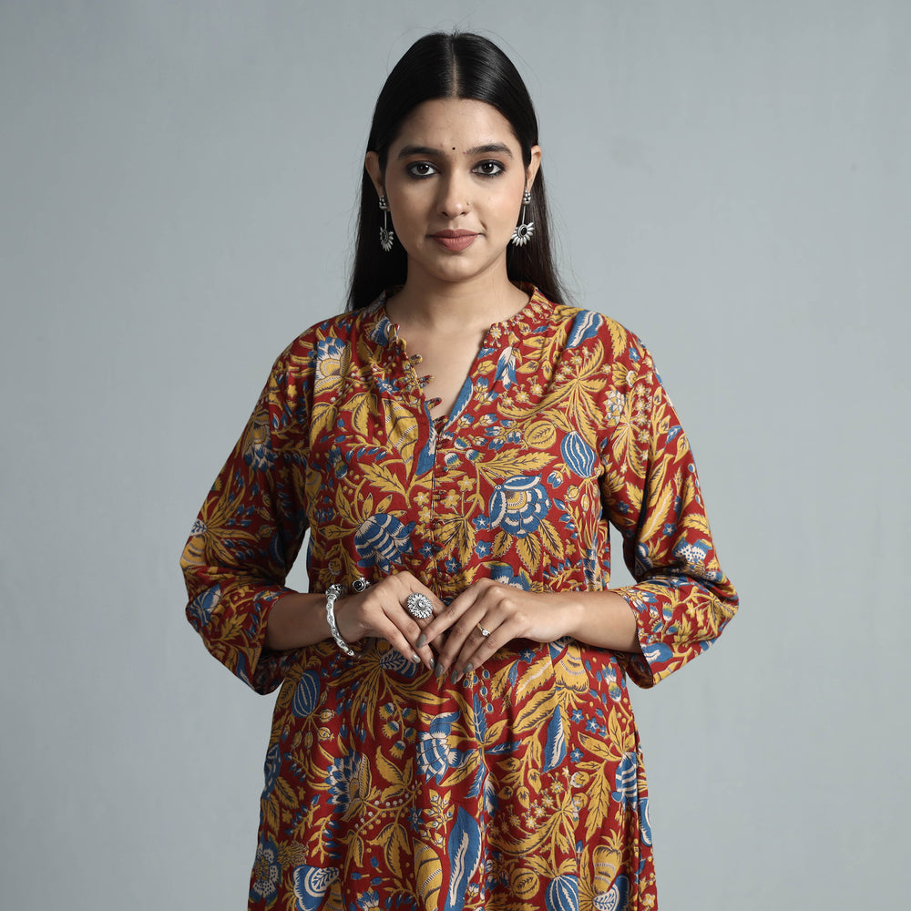 Kalamkari Printed Kurta