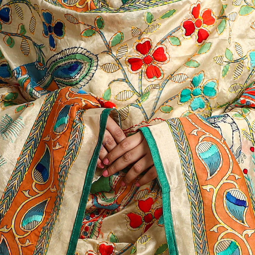 Phulkari Embroidered Dupatta