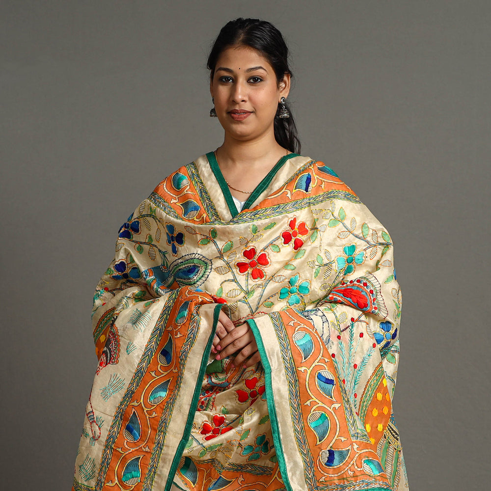 Phulkari Embroidered Dupatta