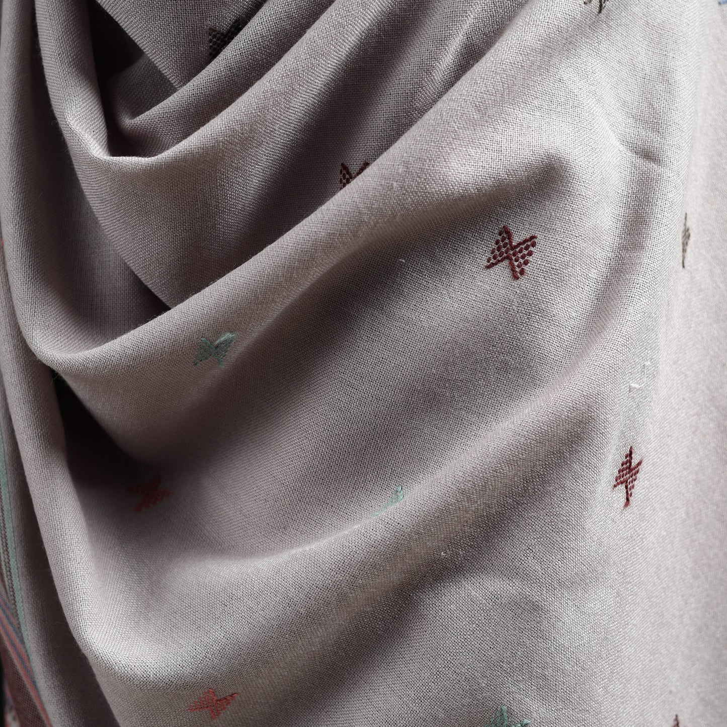 Kutch Handwoven Merino Wool Dhabla Shawl 72