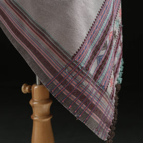 Kutch Handwoven Merino Wool Dhabla Shawl 72