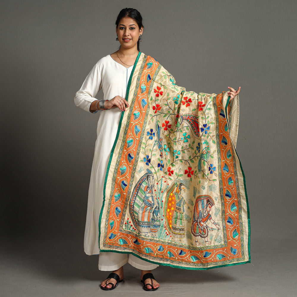 Phulkari Embroidered Dupatta