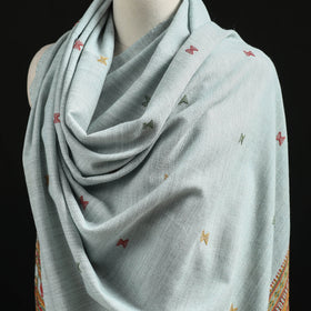 Kutch Handwoven Merino Wool Dhabla Shawl 73