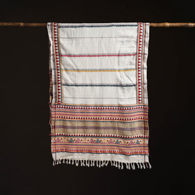 Orissa Tribal Kapadaganda Hand Embroidered Pure Handwoven Cotton Stole 30