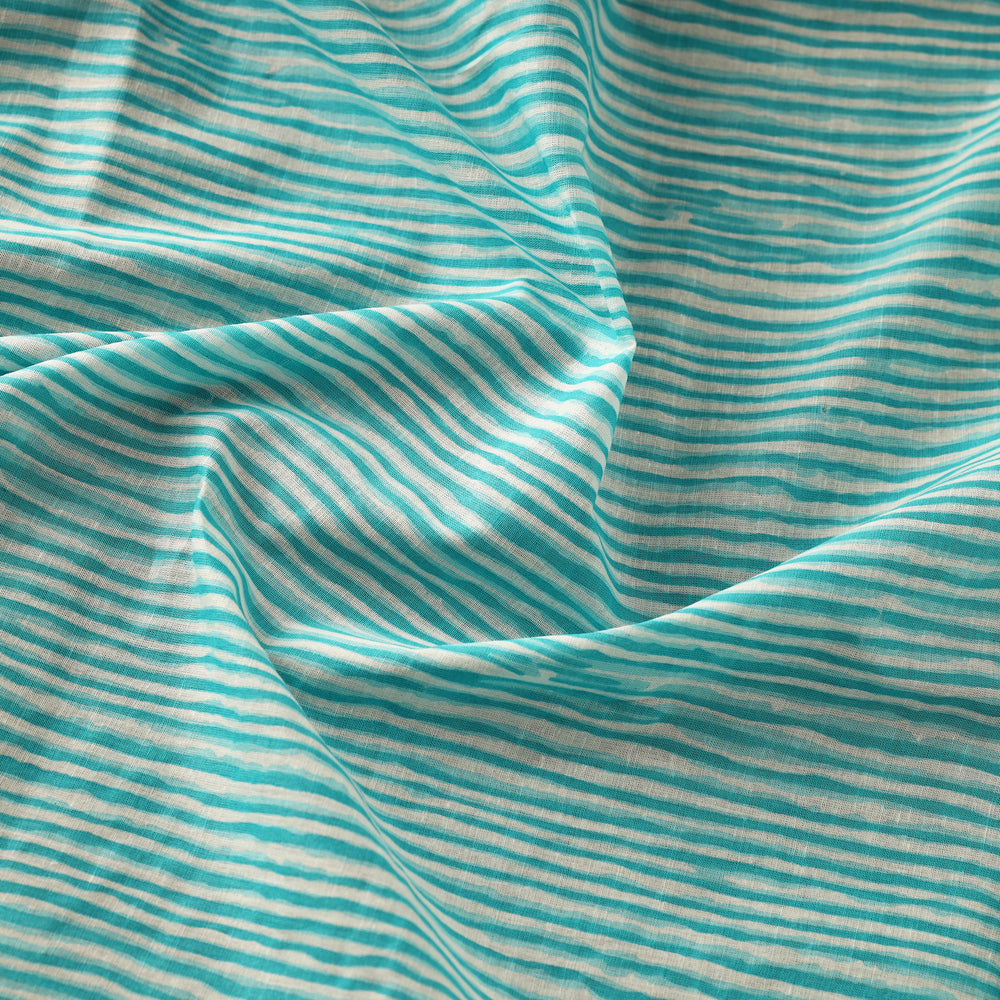 Green - Cotton Sanganeri Print Fabric