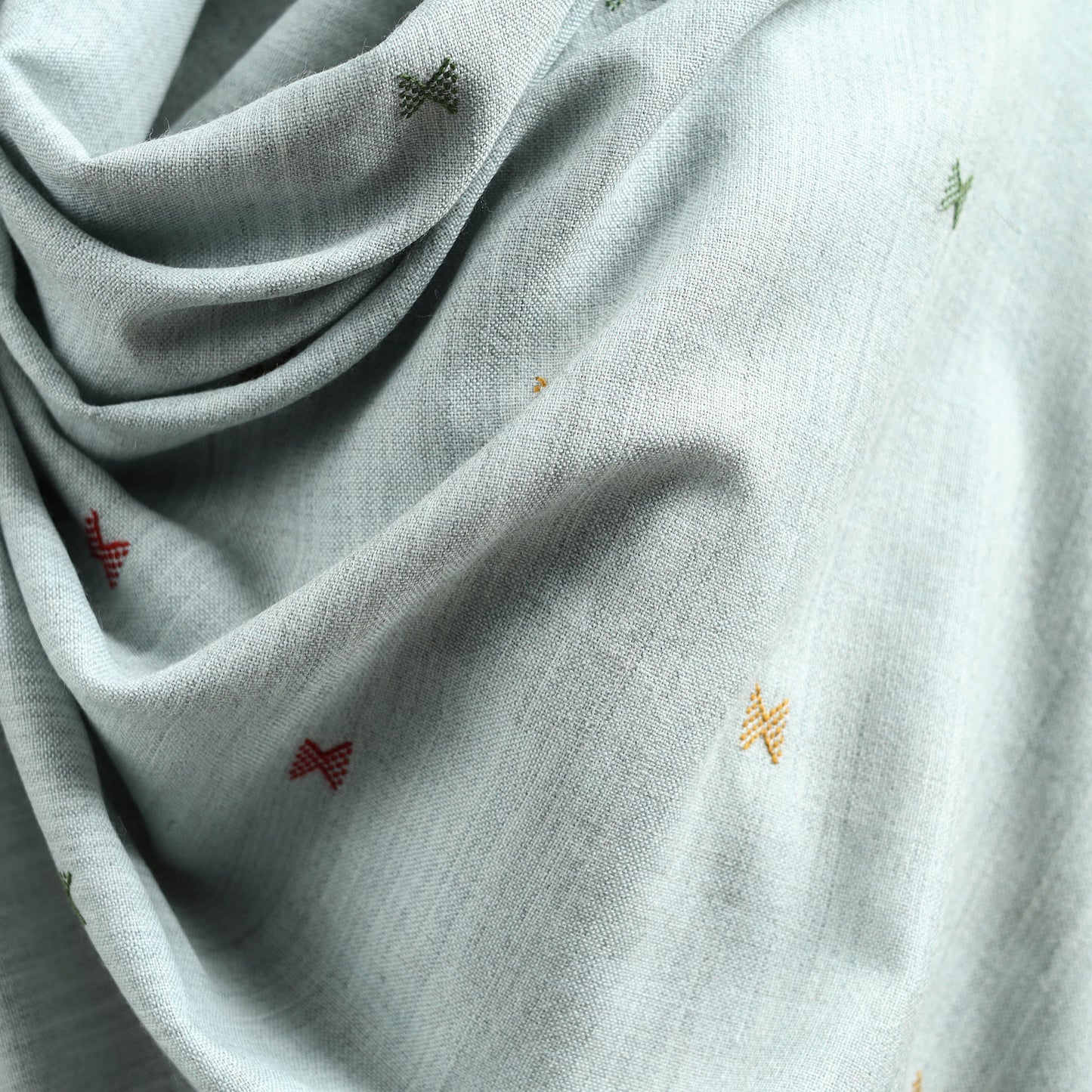 Kutch Handwoven Merino Wool Dhabla Shawl 73