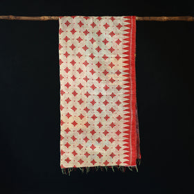 Bengal Kantha Handwork Patchwork Reversible Silk Stole 289