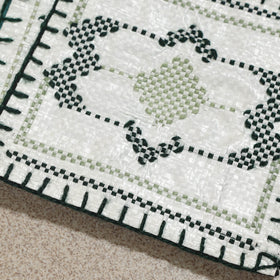  Taat Wool Thread Hand Embroidered Upcycled Coasters 