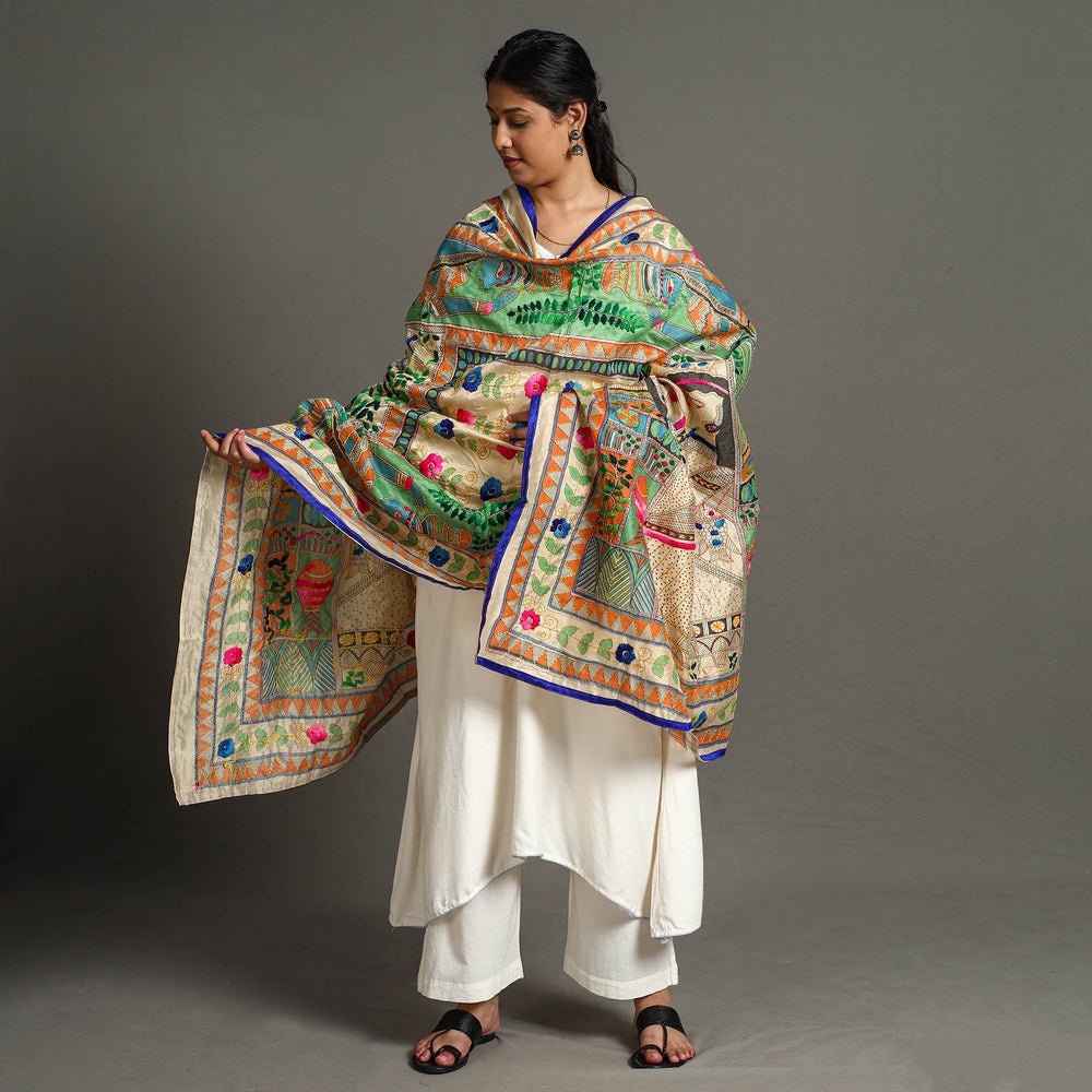 Phulkari Embroidered Dupatta