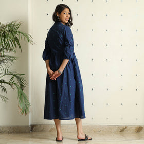 Buy Jacquard Cotton Flared Gher Dress Online at iTokri.com