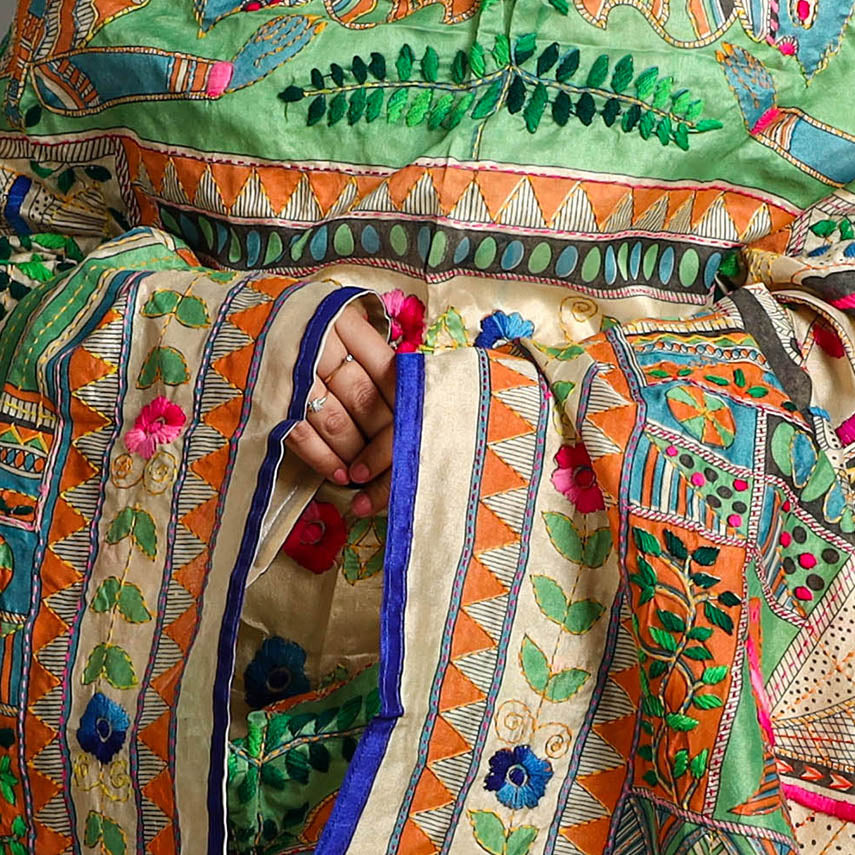 Phulkari Embroidered Dupatta