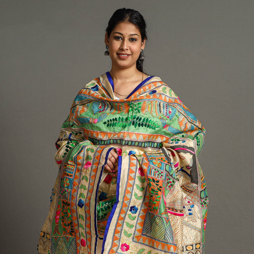 Phulkari Embroidered Dupatta