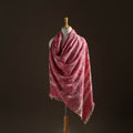 Floral Sanganeri Print Pure Merino Wool Handwoven Shawl 59