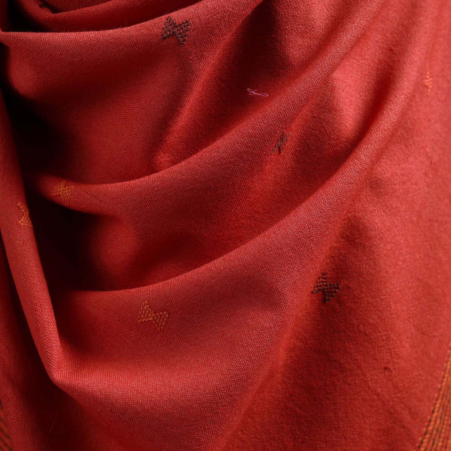Kutch Handwoven Merino Wool Dhabla Shawl 75