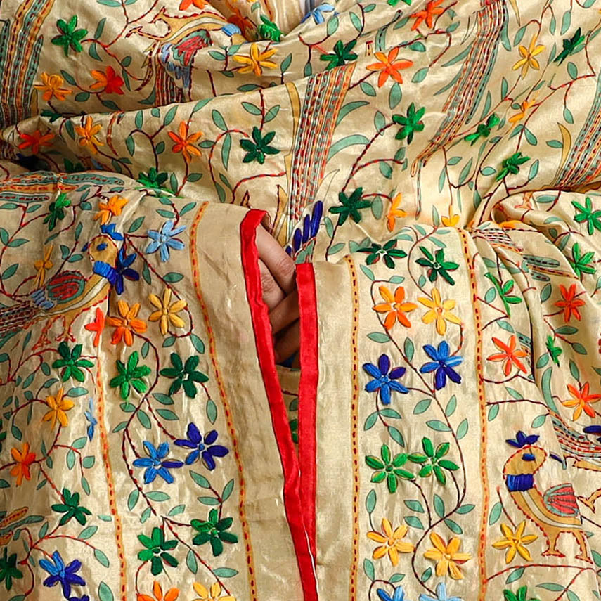 Phulkari Embroidered Dupatta