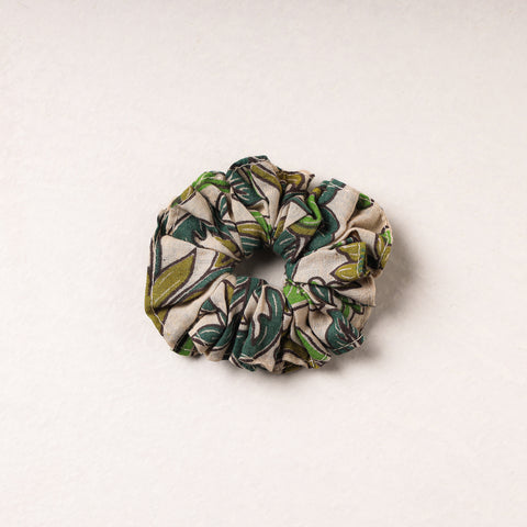  Kalamkari Printed Cotton Elastic Rubber Band/Scrunchie 