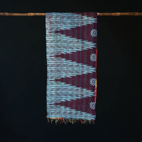 Bengal Kantha Handwork Patchwork Reversible Silk Stole 279