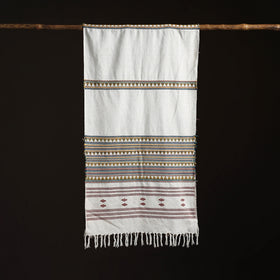 Orissa Tribal Kapadaganda Hand Embroidered Pure Handwoven Cotton Stole 17