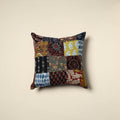 Multicolor Handcrafted Cotton Patchwork Cushion Cover