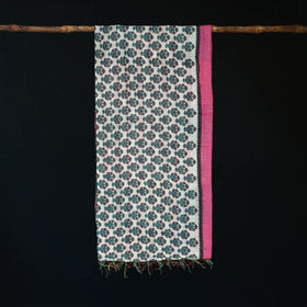 Bengal Kantha Handwork Patchwork Reversible Silk Stole 274