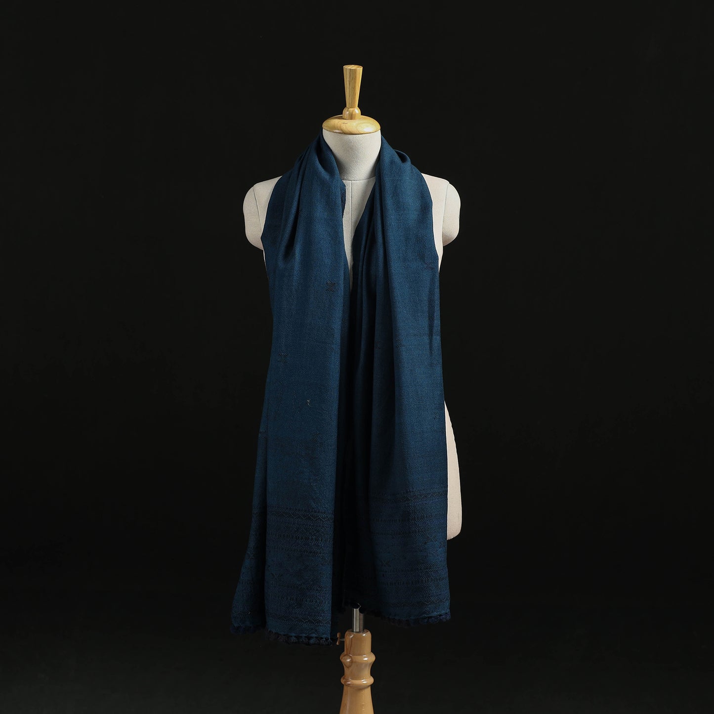 Kutch Handwoven Merino Wool Dhabla Shawl 77