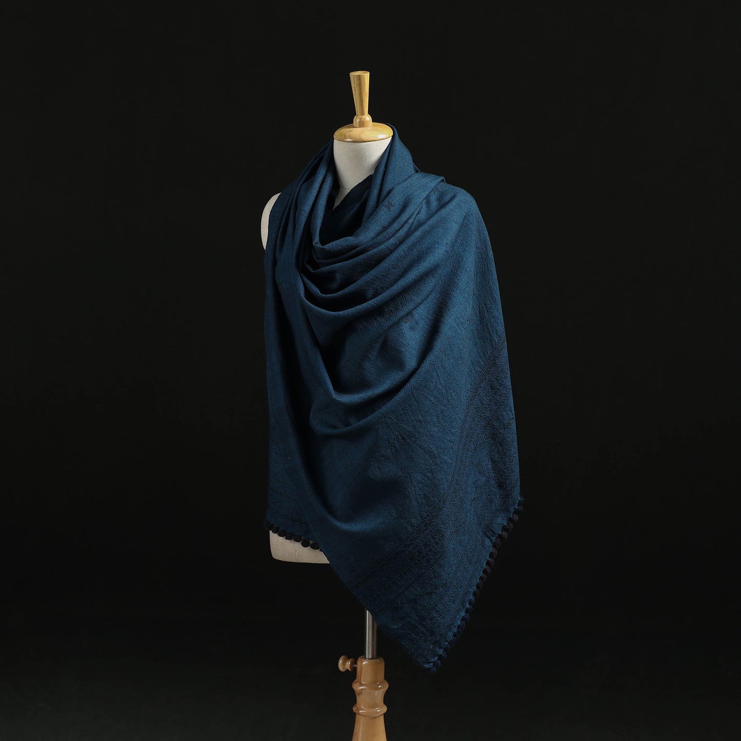 Kutch Handwoven Merino Wool Dhabla Shawl 77