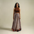 Bagh Hand Block Print 24 Kali Patchwork Cotton Long Skirt 25