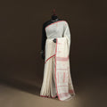 Phulia Jamdani Pure Handloom Cotton Saree with Tassels (Count 92/40) 44