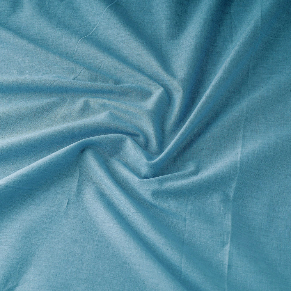 Light Blue - Prewashed Plain Dyed Cotton Fabric 47