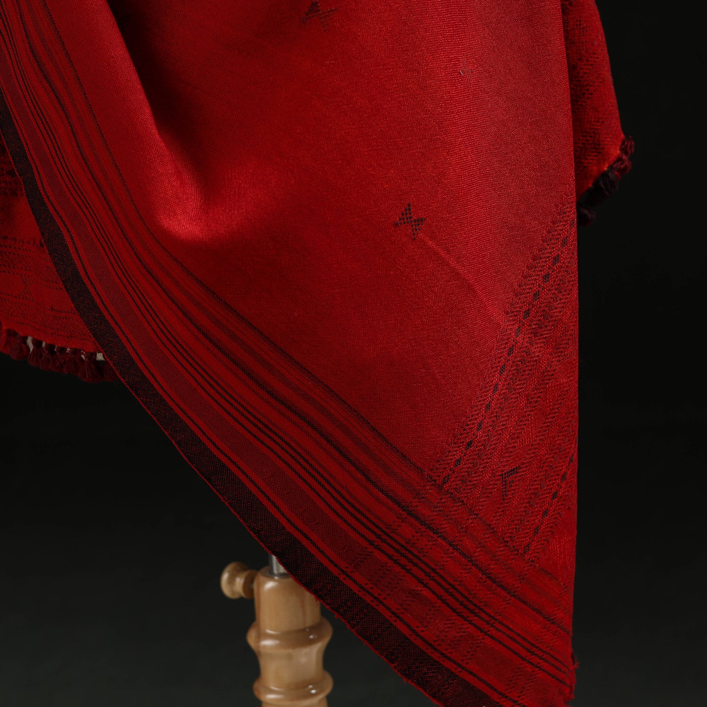 Kutch Handwoven Merino Wool Dhabla Shawl 78