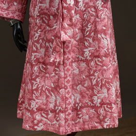 Sanganeri Hand Block Print Waffle Weave Cotton Bath Robe 37