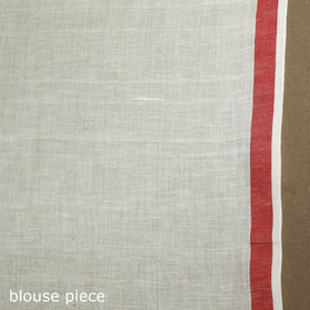 Phulia Jamdani Pure Handloom Cotton Saree with Tassels (Count 92/40) 44