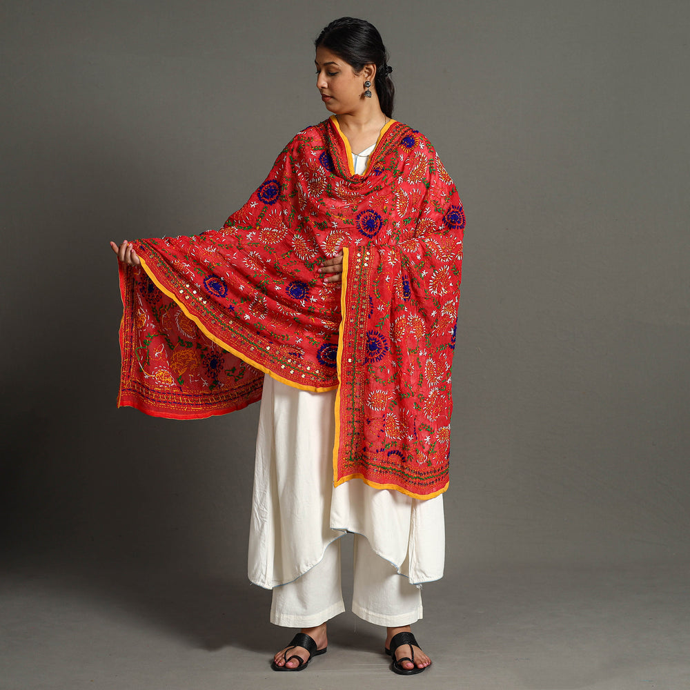 Phulkari Embroidered Dupatta