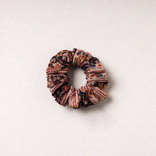 Kalamkari Printed Cotton Elastic Rubber Band/Scrunchie