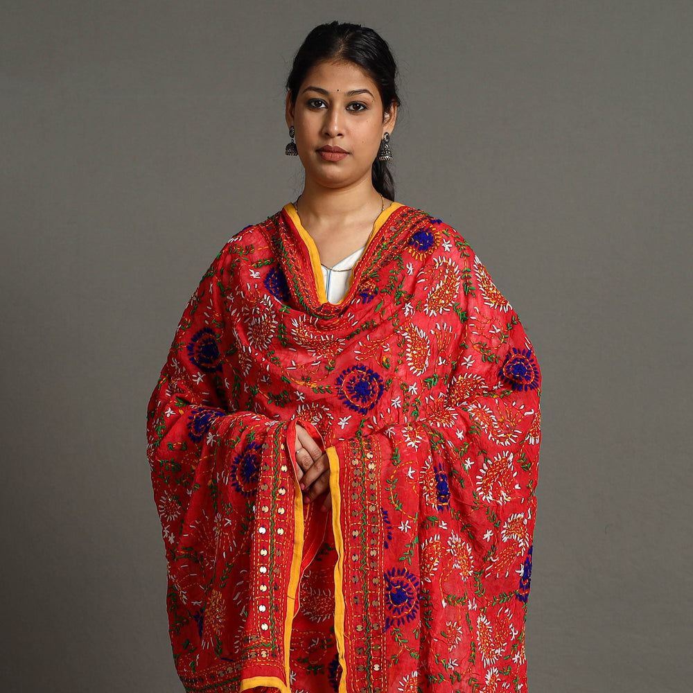 Phulkari Embroidered Dupatta