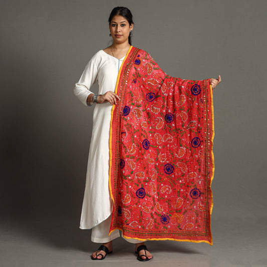 Phulkari Embroidered Dupatta