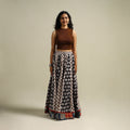 Bagh Hand Block Print 24 Kali Patchwork Cotton Long Skirt 27