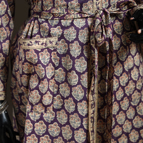 Sanganeri Hand Block Print Cotton Bath Robe 38