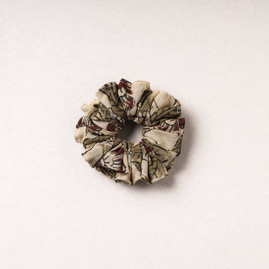 Kalamkari Printed Cotton Elastic Rubber Band/Scrunchie