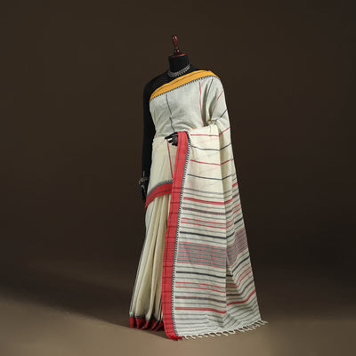Bengal Handwoven Cotton Begumpuri Saree with Blouse Piece 02