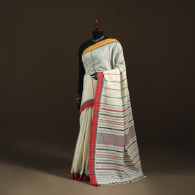 Bengal Handwoven Cotton Begumpuri Saree with Blouse Piece 02