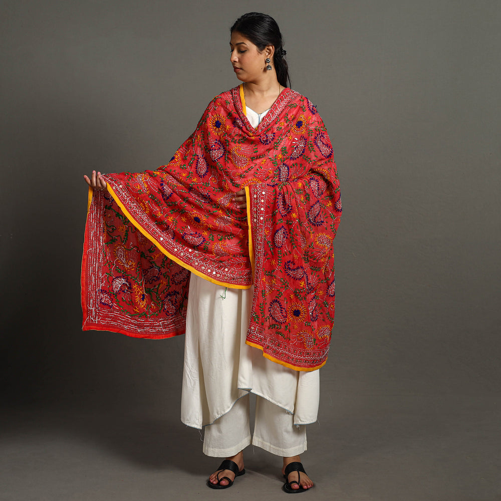 Phulkari Embroidered Dupatta