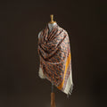 Floral Sanganeri Print Pure Merino Wool Handwoven Shawl 65