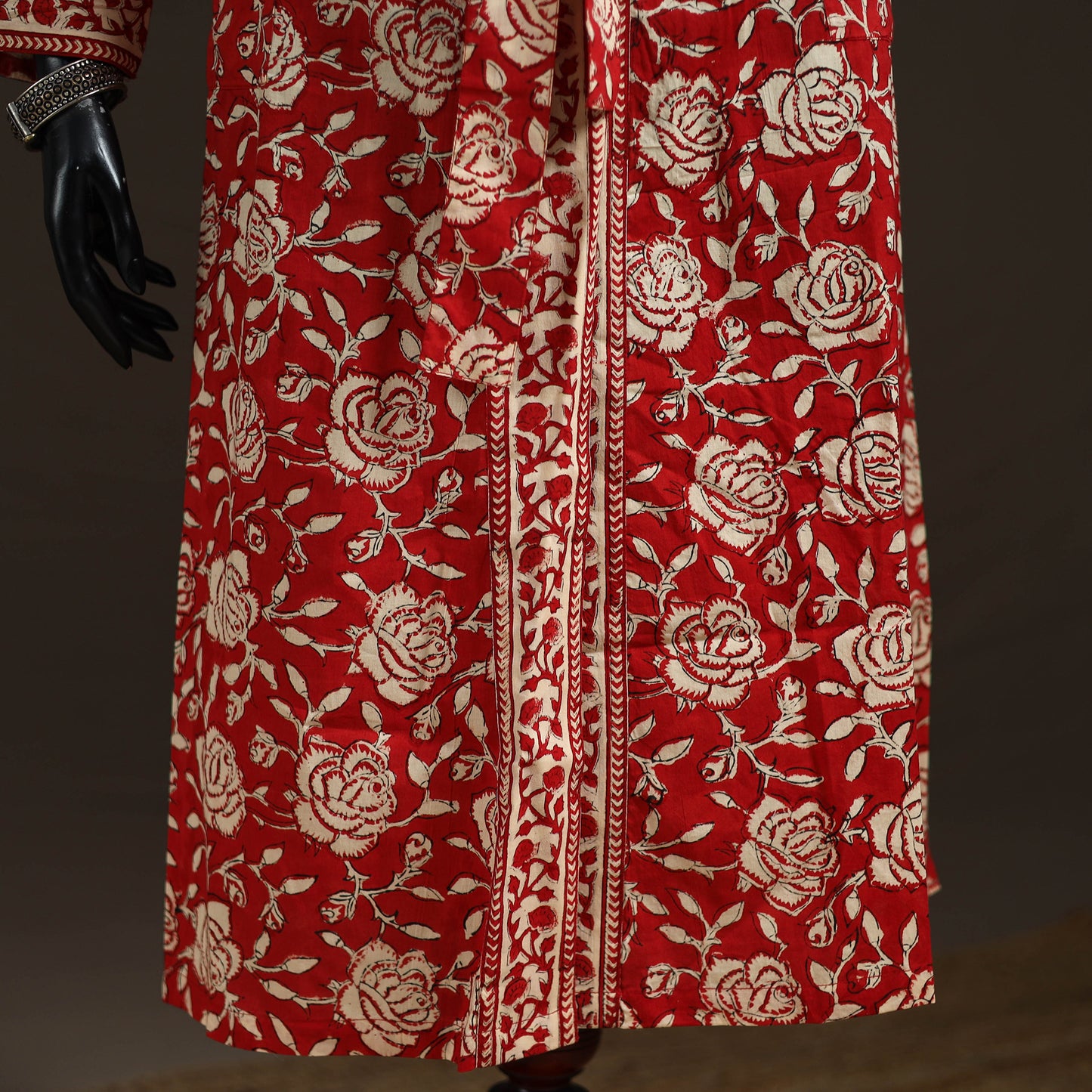 Sanganeri Hand Block Print Cotton Bath Robe 40