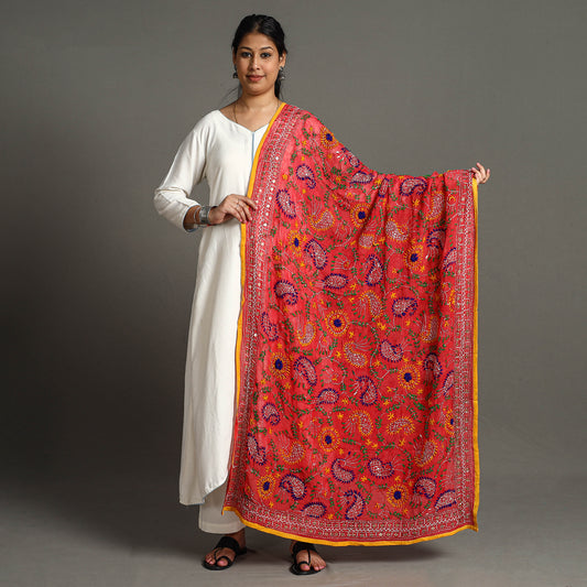 Phulkari Embroidered Dupatta