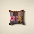 Multicolor - handcrafted cotton patchwork cushion cover 91