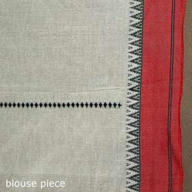 Bengal Handwoven Cotton Begumpuri Saree with Blouse Piece 02
