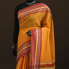 Bengal Handwoven Cotton Begumpuri Saree with Blouse Piece 03