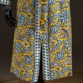 Sanganeri Hand Block Print Cotton Bath Robe 41