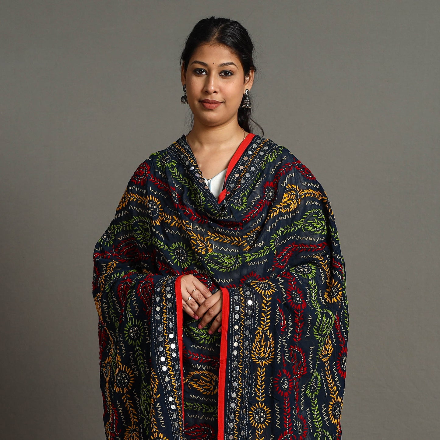 Phulkari Embroidered Dupatta